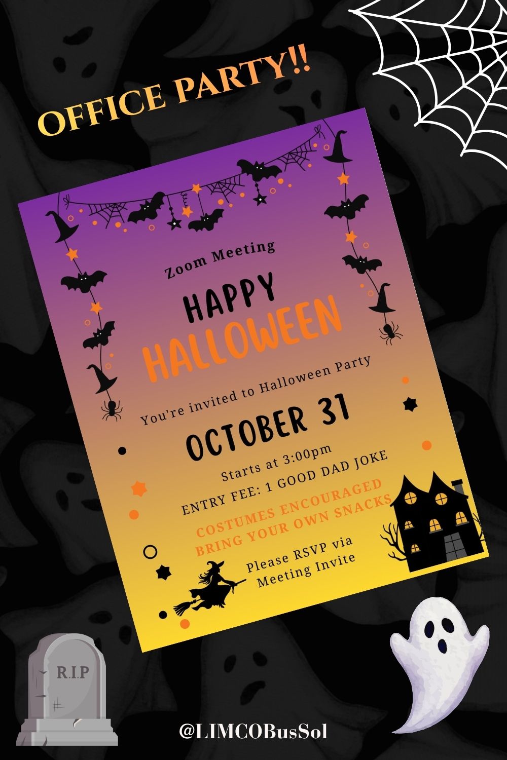 Halloween Office Party Invite