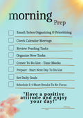 Administrative Morning Checklist