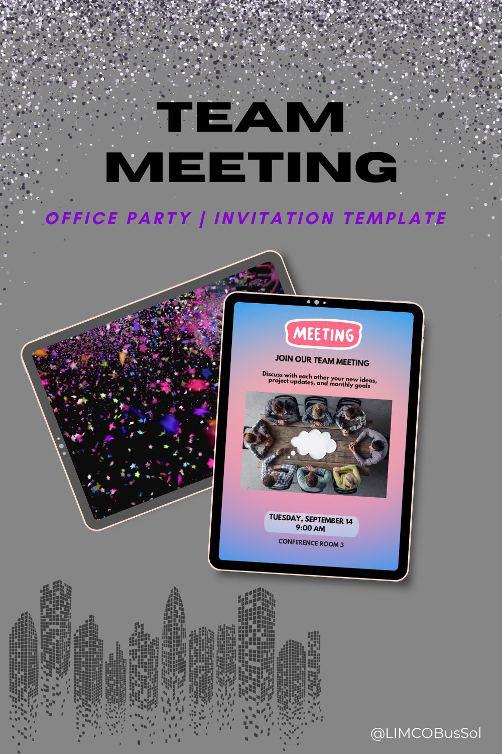 Office Team Meeting Invitation
